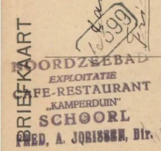 Briefkaart Jorrissen 1922