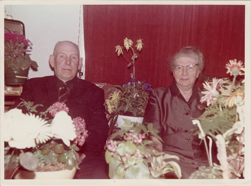 1966-05-14 50-jarig huwelijk Willem Vriendjes en Wilhelmina Carlebur